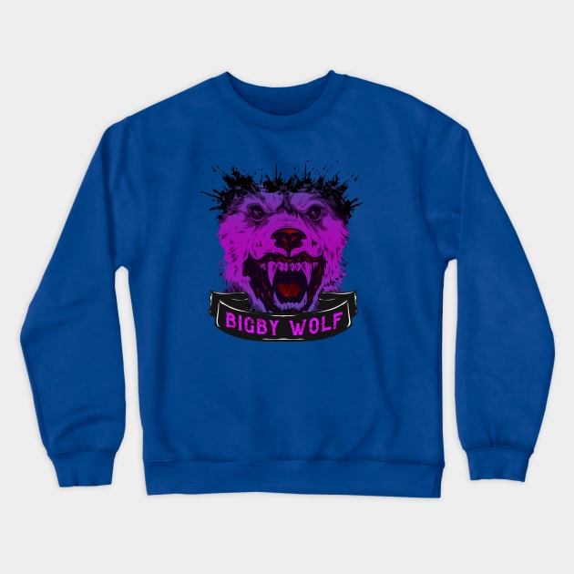 BIGBY WOLF Crewneck Sweatshirt by theanomalius_merch